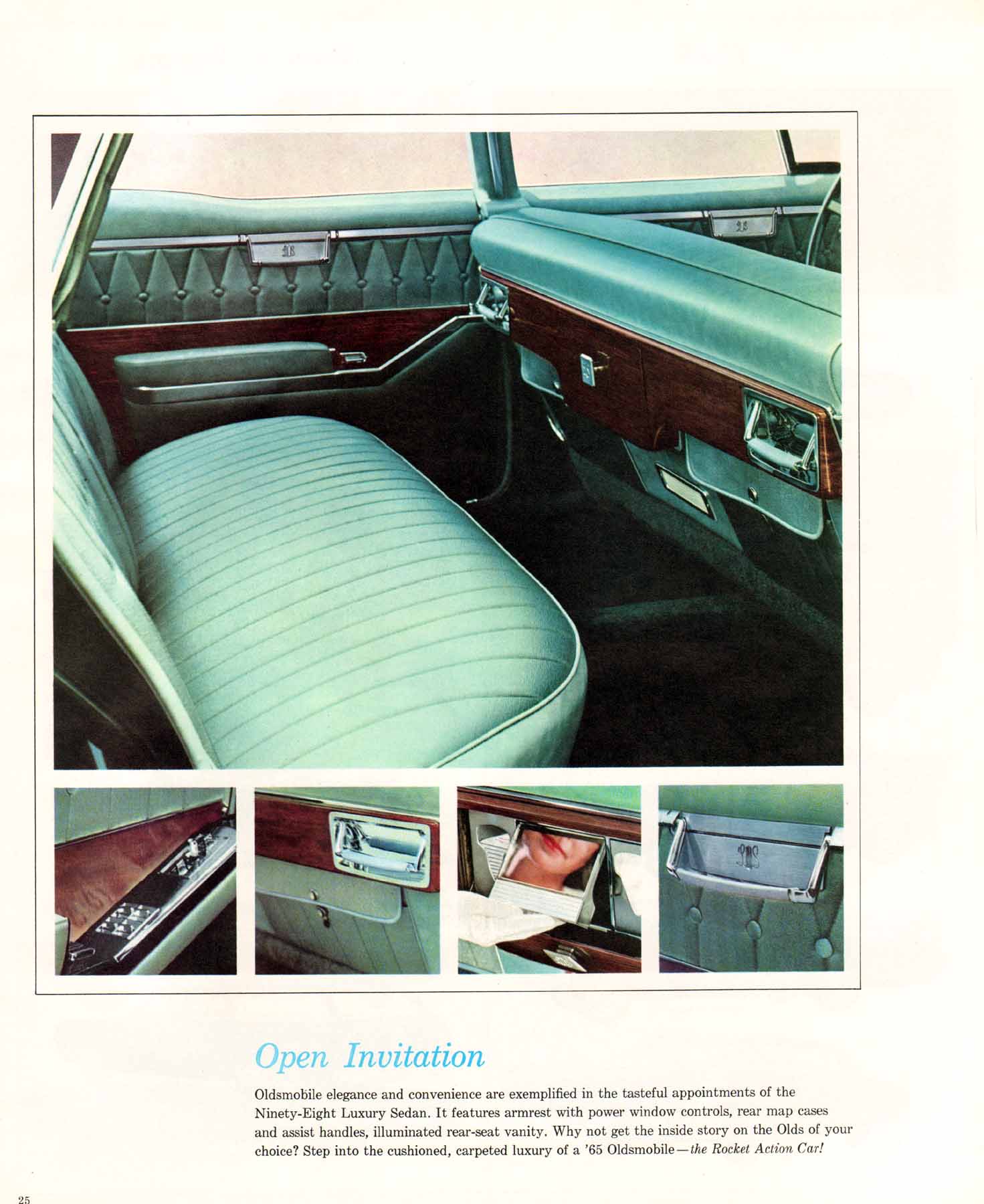 1965 Oldsmobile Motor Cars Prestige Brochure Page 4